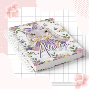 Caderneta de Vacina - Tema Coelhinha Lilás