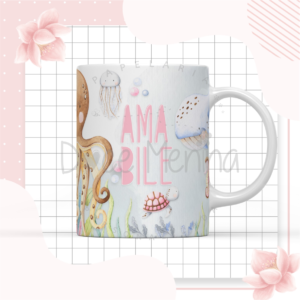 Caneca Baby - Tema Fundo do Mar