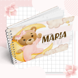 Livro do Bebê Mini- Tema Ursinha