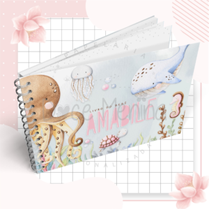 Livro do Bebê Mini - Tema Fundo do Mar