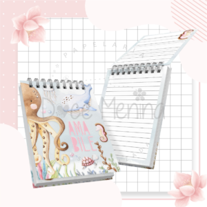 Bloco de Anotações Baby - Tema Fundo do Mar