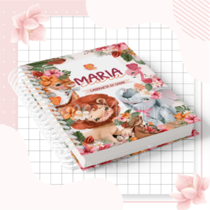 Caderneta de vacina - Tema Safari