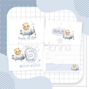 Livro do Bebê Mini - Tema Aviador