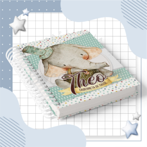 Caderneta de Vacina - Tema Elefante