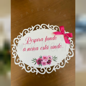 Plaquinha com Arabesco