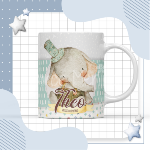 Caneca Baby - Tema Elefante