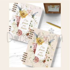 Agenda com Frase no meio