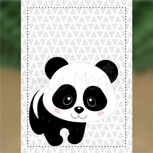 Caderno Brochura Universitário Panda Cute