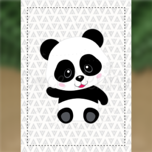 Caderno Brochura Universitário Panda Fofo