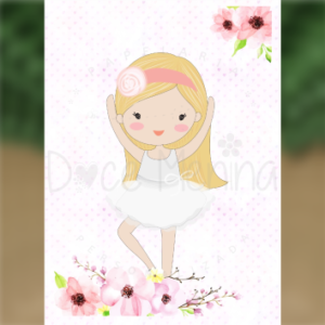 Caderno Brochura Universitário Bailarina 2