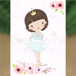 Caderno Brochura Universitário Bailarina 3