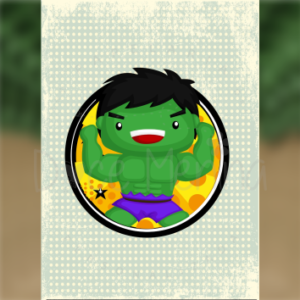 Caderno Brochura Universitário Hulk Cute