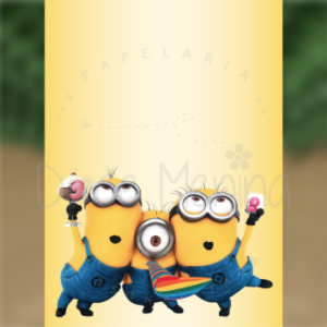 Caderno Brochura Universitário Minions