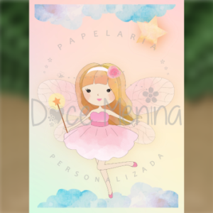 Caderno Brochura Universitário Fada 3