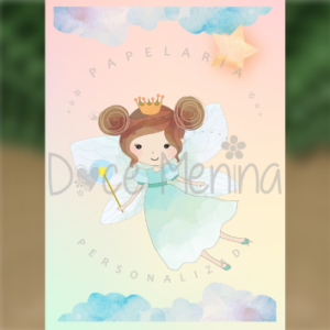 Caderno Brochura Universitário Fada 4