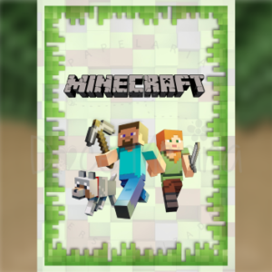 Caderno Brochura Universitário Minecraft 3