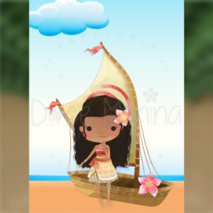 Caderno Brochura Universitário  Moana