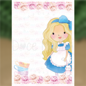 Caderno Brochura Universitário  Alice Cute
