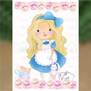 Caderno Brochura Universitário  Alice Cute 2