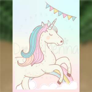 Caderno Brochura Universitário Unicórnio