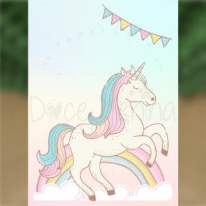 Caderno Brochura Universitário Unicórnio 2